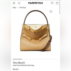 Tory Burch Lee Radizwill tote bag